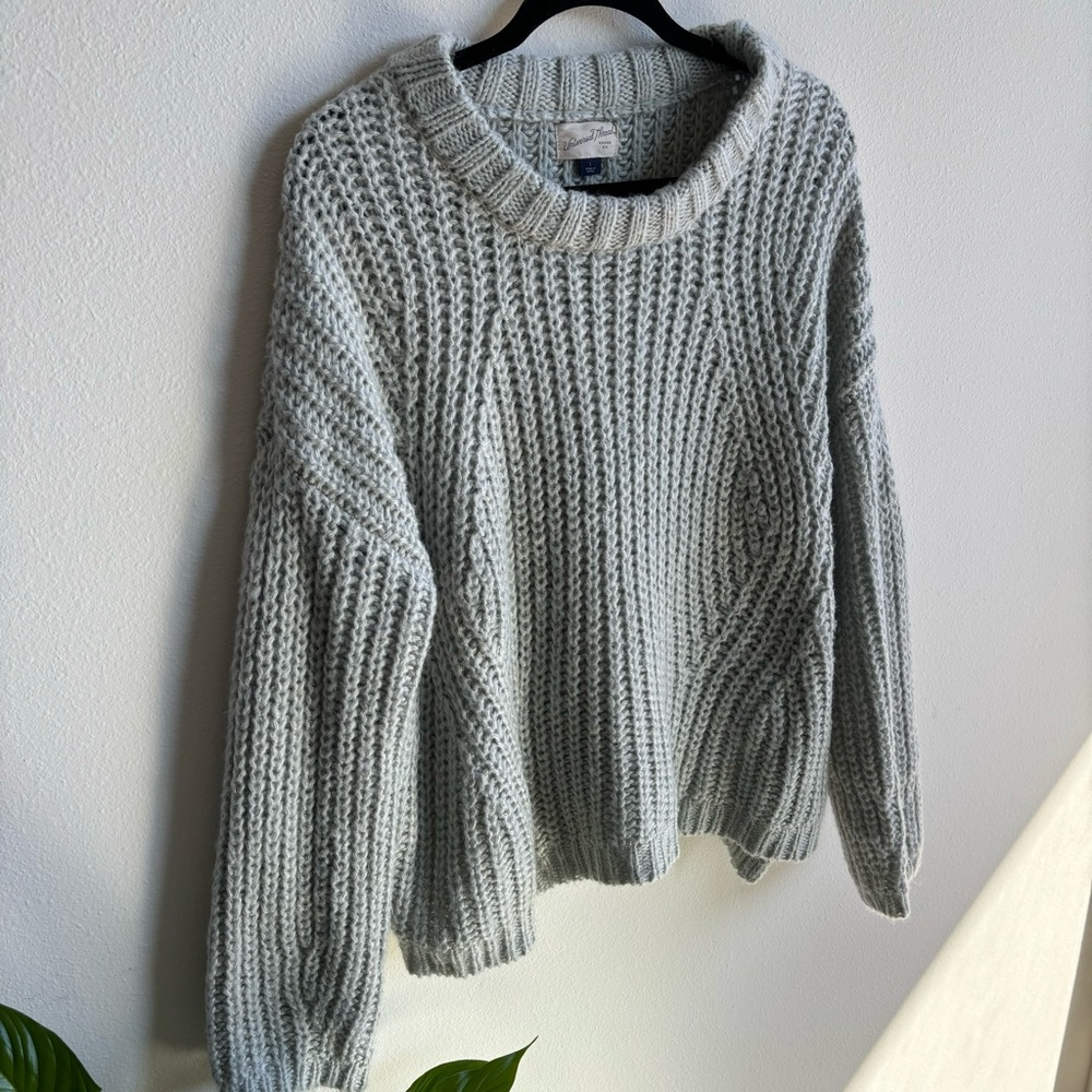 Universal Thread | Light Blue Knit Sweater - Picture 2 of 8